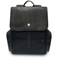 Zaino per laptop BMW con tasche laterali e logo metallico - 15" - Nero