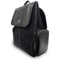 Zaino per laptop BMW con tasche laterali e logo metallico - 15" - Nero
