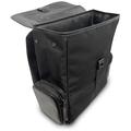 Zaino per laptop BMW con tasche laterali e logo metallico - 15" - Nero