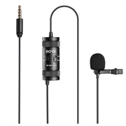 Microfono lavalier con cavo BOYA BY-M1 Pro II con cavo da 6m