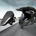 BT-S3 IPX6 Casco da moto Auricolare Bluetooth con chiamata a mani libere, radio FM