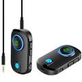 BT-T3 2 in 1 Ricevitore Bluetooth 5.0 Trasmettitore 3,5 mm Aux Auto Adattatore audio wireless per altoparlanti PC TV Cuffie