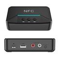 Ricevitore audio BT200 NFC Bluetooth 5.0 - Adattatore AUX 3.5mm e RCA - Nero