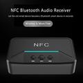 Ricevitore audio BT200 NFC Bluetooth 5.0 - Adattatore AUX 3.5mm e RCA - Nero