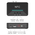 Ricevitore audio BT200 NFC Bluetooth 5.0 - Adattatore AUX 3.5mm e RCA - Nero