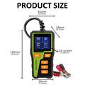Analizzatore e tester per batterie BT30 per auto, moto e autocarri - 1.8", 6V/12V/24V
