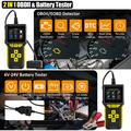 Scanner diagnostico OBD2 e tester per batterie BT80 2 in 1 - 6V-24V, display TFT HD da 2.4"