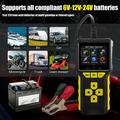 Scanner diagnostico OBD2 e tester per batterie BT80 2 in 1 - 6V-24V, display TFT HD da 2.4"