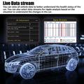 Scanner diagnostico OBD2 e tester per batterie BT80 2 in 1 - 6V-24V, display TFT HD da 2.4"