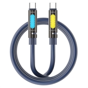 Cavo di ricarica USB-C/USB-C BWOO Aromatherapy - 240W, 1.2m - Blu scuro