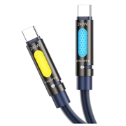 Cavo di ricarica USB-C/USB-C BWOO Aromatherapy - 240W, 1.2m - Blu scuro