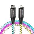 Cavo USB-C/Lightning intrecciato BWOO RGB - 1m, 27W