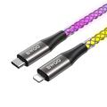 Cavo USB-C/Lightning intrecciato BWOO RGB - 1m, 27W