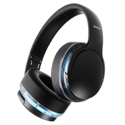 Cuffie wireless over-ear BWOO RGB con ANC - Nero