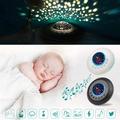 Dispositivo per favorire il sonno dei bambini / Generatore di suoni con rumore bianco, proiettore di stelle e luce notturna - Bianco