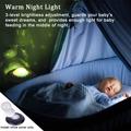 Dispositivo per favorire il sonno dei bambini / Generatore di suoni con rumore bianco, proiettore di stelle e luce notturna - Bianco