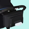 Borsa organizzativa per passeggino con tasca di facile accesso - Nero