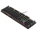 Zerodate KB202 Multimedia Retro Keyboard with LED - Black
