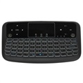 Backlit Wireless Keyboard / Touchpad for Smart TV A36 - Black