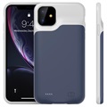 Cover Batteria Backup per iPhone 11 - 6000mAh - Blu Scuro / Grigio