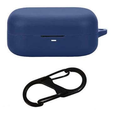 Custodia in silicone per Bang & Olufsen BeoPlay Eleven con moschettone - Blu Scuro
