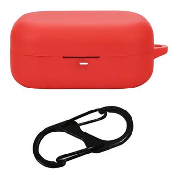 Custodia in silicone per Bang & Olufsen BeoPlay Eleven con moschettone - Rossa