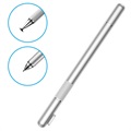 Baseus 2-in-1 Capacitive Touchscreen Stylus and Ballpoint Pen - Silver