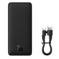 Baseus Airpow 10000mAh Banca di potenza a carica rapida con doppia porta - 20W - Nero