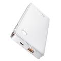 Power Bank Baseus Airpow Lite da 10000mAh con cavi USB-C e Lightning - 22.5W - Bianco