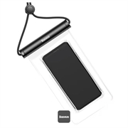 Custodia impermeabile per telefono Baseus AquaGlide BS-PC030 - IPX8 - 7.2" - Nero / Trasparente