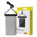 Custodia impermeabile per telefono Baseus AquaGlide BS-PC030 - IPX8 - 7.2" - Nero / Trasparente