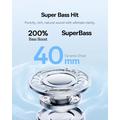 Cuffie wireless over-ear Baseus Bass BH1 Lite - Bianco