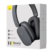 Baseus Bowie H1 Cuffie senza fili - Bluetooth 5.2, ANC - Grigio