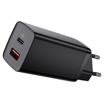 Caricabatterie Rapido Baseus CCGAN2L-B01 GaN2 Lite - USB-A, USB-C