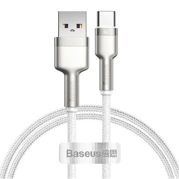 Cavo da USB-A a USB-C della serie Baseus Cafule Metal - 66W, 1m - Bianco