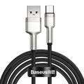 Cavo da USB-A a USB-C della serie Baseus Cafule Metal - 66W, 2m - Nero