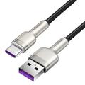 Cavo da USB-A a USB-C della serie Baseus Cafule Metal - 66W, 2m - Nero