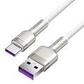 Baseus Cafule Metal Series USB-A to USB-C Cable - 66W, 2m (Open Box - Bulk) - White
