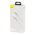 Cavo da USB-A a USB-C della serie Baseus Cafule Metal - 66W, 2m - Bianco