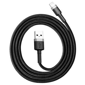 Baseus Cafule USB 2.0 / Lightning Cable - 2m - Black / Grey