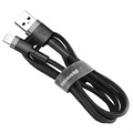 Baseus Cafule USB 2.0 / Lightning Cable - 1m - Black / Grey