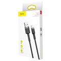 Baseus Cafule USB 2.0 / Lightning Cable - 1m - Black / Grey