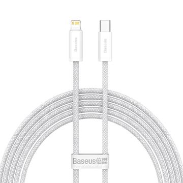 Cavo da USB-C a Lightning intrecciato in nylon della serie Dynamic di Baseus - 20W, 2m - Bianco