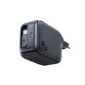 Caricatore da muro Baseus EnerCore CJ11 da 45W con porta USB-C e cavo USB-C retrattile - Nero