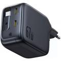 Caricatore da muro Baseus EnerCore CJ11 67W GaN6 con cavo USB-C retrattile - Nero