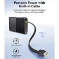 Power bank Baseus EnerFill Bipow2 Pro 10000mAh con cavo USB-C - Nero