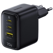 Caricabatterie da muro Baseus EnerFill FE22 GaN6 da 70W - Nero