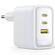 Caricabatterie da muro Baseus EnerFill FE22 GaN6 da 70W - Bianco