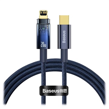 Baseus Explorer USB-C / Cavo Lightning 20W - 1m - Blu