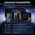 Cavo di ricarica rapida Baseus Flash 4 2-in-1 da USB-C a doppia porta USB-C, 1.5m/140W - Nero